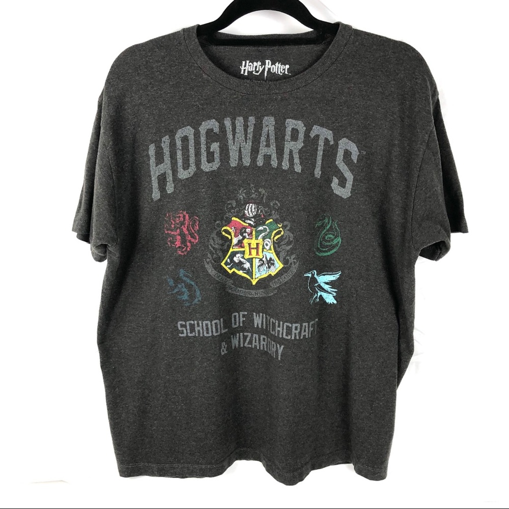 Harry Potter Hogwarts Gray T-Shirt